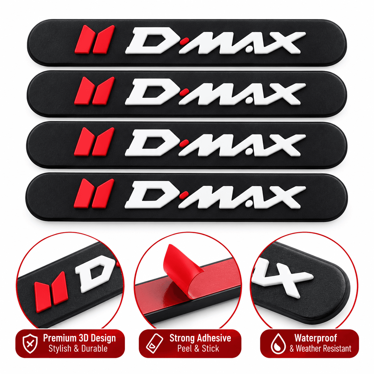 واقي أبواب D-MAX – طقم 4 قطع لسيارة Isuzu D-MAX
